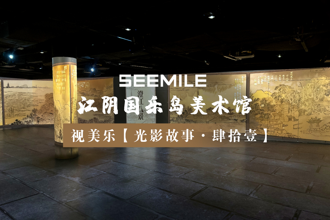 以光影描绘艺术，视美乐带你领略江阴国乐岛美术馆沉浸式空间演绎